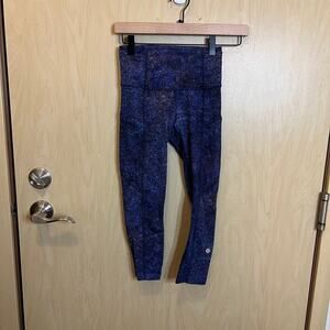 Lululemon Fast and Free High-Rise Crop II